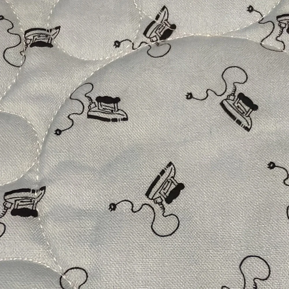 Handmade Quilt Press On Iron‎ Laundry Victorian Era Theme 39